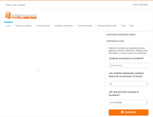 Tablet Screenshot of infoaccidentes.com